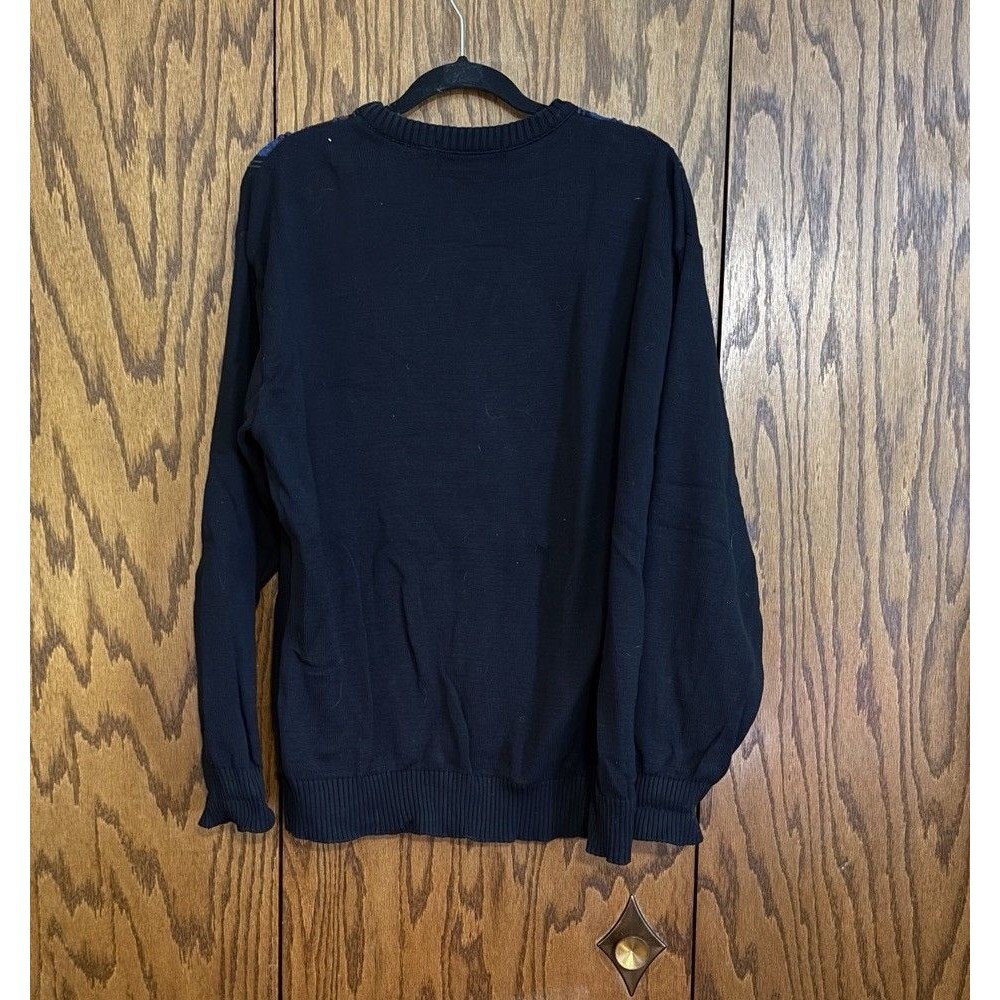 Vintage Coogi Style Sweater Mens XL Textured Knit Striped Canada Norm Thompson - Picture 3 of 10